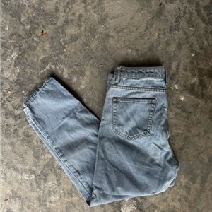 Zara Blue Straight Jeans Classic Denim